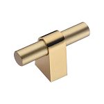 8966 0008 GL-BB Ручка кнопка модерн, глянцевое золото/матовое золото BRASS 8966 0008 GL-BB Ручка кнопка модерн, глянцевое золото/матовое золото BRASS