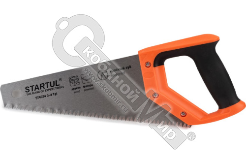 Ножовка по дереву 300 мм, крупный зуб, без заточки, STARTUL STANDART, ST4024-30 Ножовка по дереву 300 мм, крупный зуб, без заточки, STARTUL STANDART, ST4024-30