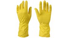 Перчатки хозяйственные латексные с х/б напылением. желтые, размер M, DGL017L, 131769 Перчатки хозяйственные латексные с х/б напылением. желтые, размер M, DGL017L, 131769