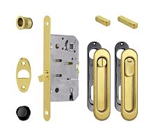 М/К с/фик.AGB латунь BO1915.50.08 комплект:2 круг.ручки с фиксатор.+замлк купе М/К с/фик.AGB латунь BO1915.50.08 комплект:2 круг.ручки с фиксатор.+замлк купе