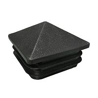 Заглушка пластиковая 50х50 Пирамида черная 35.5050/SK35.14.50 Заглушка пластиковая 50х50 Пирамида черная 35.5050/SK35.14.50