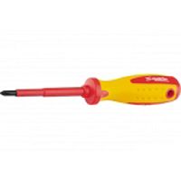 Отвертка PH0x75 мм, до 1000В, CrMo, Insulated, двухкомпонент. рукоятка, MATRIX PROFESSIONAL,12924*** Отвертка PH0x75 мм, до 1000В, CrMo, Insulated, двухкомпонент. рукоятка, MATRIX PROFESSIONAL,12924***