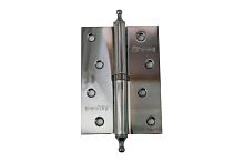 Петля л.сталь.с фигур.шишк.100х70х2,5 СР (1ВВ) полиров.хром Петля л.сталь.с фигур.шишк.100х70х2,5 СР (1ВВ) полиров.хром