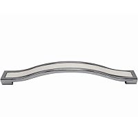 Ручка мебельная металлическая 224 мм белый хром, SL TX-224-03-14*** Ручка мебельная металлическая 224 мм белый хром, SL TX-224-03-14***