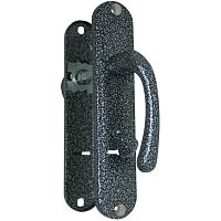 Ручка на планке РДП-2-006-Ш-85С антик серебро,сувальд.(шторка) /15/