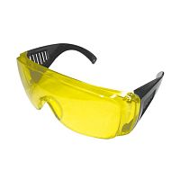 Очки защитные желтые, черные дужки, 12223 Очки защитные желтые, черные дужки, 12223