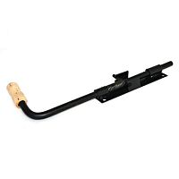 Засов пружинный "Москва №9" 380х50 мм d=14мм, черный, 00010471 Засов пружинный "Москва №9" 380х50 мм d=14мм, черный, 00010471