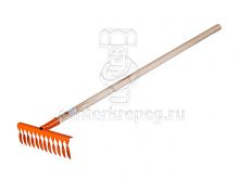 Грабли стальные, 12 витых зуба, деревянный черенок 1200 мм, STARTUL GARDEN,  ST6095-01 Грабли стальные, 12 витых зуба, деревянный черенок 1200 мм, STARTUL GARDEN,  ST6095-01