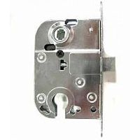 Корпус врезного замка под цилиндр хром б/пл.СК 102 Корпус врезного замка под цилиндр хром б/пл.СК 102