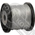 Трос для растяжки стальной DIN 3055 1,5 мм 1х19+FC /200-250-500 м/ фото 2 Трос для растяжки стальной DIN 3055 1,5 мм 1х19+FC /200-250-500 м/ фото 2