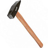 Молоток слесарный 200 г, квадратный боек, деревянная рукоятка, Sparta, 102045 Молоток слесарный 200 г, квадратный боек, деревянная рукоятка, Sparta, 102045