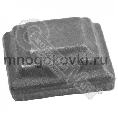 Подпятник кованый без отверстия 20х20х50 мм SK34.09.2 Подпятник кованый без отверстия 20х20х50 мм SK34.09.2