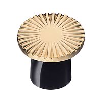41399149MP11PL16 Ручка кнопка модерн, глянцевое золото с черной вставкой BRASS 41399149MP11PL16 Ручка кнопка модерн, глянцевое золото с черной вставкой BRASS
