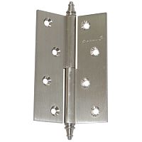 Петля левая А010-D100х70х3-2Н L белый никель ARCHIE*** Петля левая А010-D100х70х3-2Н L белый никель ARCHIE***