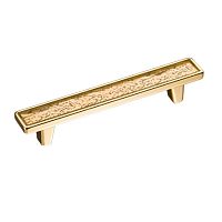 Ручка скоба, эксклюзивная коллекция 96 мм глянцевое золото 24 k, 15.138.96 VS 05 19 Ручка скоба, эксклюзивная коллекция 96 мм глянцевое золото 24 k, 15.138.96 VS 05 19