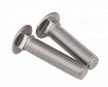 Болт мебельный нержавеющий DIN603 A4 M6X35/35 головка полукруглая, подголовок квадратный /10/ Болт мебельный нержавеющий DIN603 A4 M6X35/35 головка полукруглая, подголовок квадратный /10/
