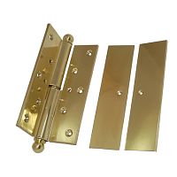 Петля П-180 левая латунь с накладкой Петля П-180 левая латунь с накладкой