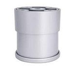 Ножка мебельная Н-017 100 (+20 мм), сатин светлый /50/, 12028 (То) Ножка мебельная Н-017 100 (+20 мм), сатин светлый /50/, 12028 (То)