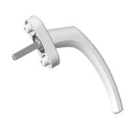 Ручка оконная Вега штифт 37 мм 8-позиционная винт 5х45 мм белая 2072/8/37 Ручка оконная Вега штифт 37 мм 8-позиционная винт 5х45 мм белая 2072/8/37