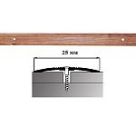 Порог АЛ-163-С 0,9м ЧЕРЕШНЯ, Стык алюминевый узкий, 25 мм Порог АЛ-163-С 0,9м ЧЕРЕШНЯ, Стык алюминевый узкий, 25 мм