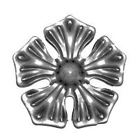 Цветок штампованный 85х2 мм 600J.01 Цветок штампованный 85х2 мм 600J.01