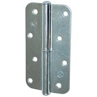 Петля накладная ПН1-130 левая, цинк, 142 /598/ Тип 2 /40/ Петля накладная ПН1-130 левая, цинк, 142 /598/ Тип 2 /40/