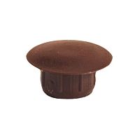 Заглушка пластмассовая 12(13) мм для технологический отверстий, коричневый /10/ Заглушка пластмассовая 12(13) мм для технологический отверстий, коричневый /10/