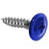 Саморез с прессшайбой, острый RAL5005 4,2х19 ярко-синий /500/ Саморез с прессшайбой, острый RAL5005 4,2х19 ярко-синий /500/