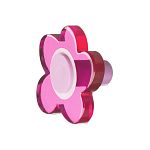 Ручка кнопка детская цветок малиновый, 698MGX Ручка кнопка детская цветок малиновый, 698MGX
