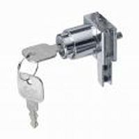 Замок для раздвижных витрин № 601, кнопка для стекла (2 винта), 0157 Замок для раздвижных витрин № 601, кнопка для стекла (2 винта), 0157