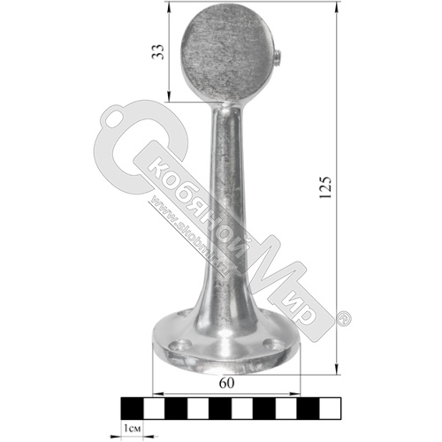 Держатель дистационный глухой R50A  /60/ фото 2