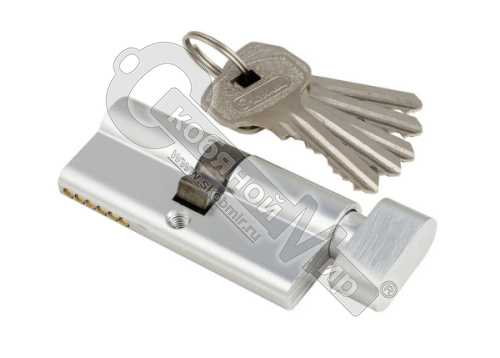 Цилиндровый механизм S-Locked AL-102- 70-5-CP  к/вертушка , хром,  5 ключей (10/100) 122389