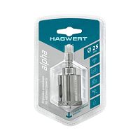 Коронка алмазная с центр. сверлом по керамограниту и керамике 25 мм, "Hagwert, 676225"*** Коронка алмазная с центр. сверлом по керамограниту и керамике 25 мм, "Hagwert, 676225"***