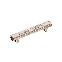 Ручка-скоба 96 мм BRASS керамика с металлом, старое серебро, 15.138.96.PO01.16*** Ручка-скоба 96 мм BRASS керамика с металлом, старое серебро, 15.138.96.PO01.16***