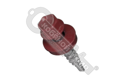 Саморез кровельный RAL3005 5,5х25 красное вино /50/ Саморез кровельный RAL3005 5,5х25 красное вино /50/