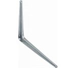 Уголок-кронштейн для полок 300х250 мм, серебро, 5580*** Уголок-кронштейн для полок 300х250 мм, серебро, 5580***