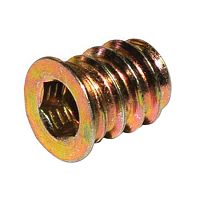 Футорка металлическая М6х10 мм оцинкованная BRASS*** Футорка металлическая М6х10 мм оцинкованная BRASS***