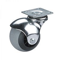 Опора колесная d=40 мм на площадке, ВР 40 ШАР /180/ Опора колесная d=40 мм на площадке, ВР 40 ШАР /180/