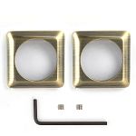 Накладка сменная Apecs Premier DPR-05-SQUARE-C/S-AB бронза Накладка сменная Apecs Premier DPR-05-SQUARE-C/S-AB бронза