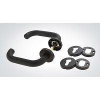 Ручка на фланце РФ-5559 Чш (черн.шлиф) арт. 00375 Ручка на фланце РФ-5559 Чш (черн.шлиф) арт. 00375