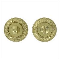 Комплект нижних розеток с фикс.WC.OLV лат.полиров.к ручке "ЗАФИРА" Комплект нижних розеток с фикс.WC.OLV лат.полиров.к ручке "ЗАФИРА"