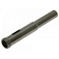 Сверло алмазное кольцевое 12 мм, по керамограниту и мрамору, 35496 Сверло алмазное кольцевое 12 мм, по керамограниту и мрамору, 35496