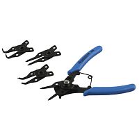 Съемник стопорных колец, в наборе с 4 насадками, STAYER, 2280 Съемник стопорных колец, в наборе с 4 насадками, STAYER, 2280