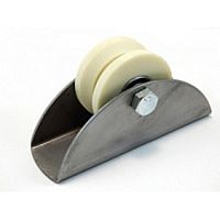 Ролик капролон d=70 мм под угол на платформе, К2712 Ролик капролон d=70 мм под угол на платформе, К2712