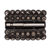 Набор бит Cr-V, с магнитным адаптером, в ударопр. держателе (33 предм.), STAYER Master, 26084-H33 Набор бит Cr-V, с магнитным адаптером, в ударопр. держателе (33 предм.), STAYER Master, 26084-H33