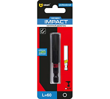 Держатель для бит магнитный 60 мм, Impact Expert, GRAFF, 59060 Держатель для бит магнитный 60 мм, Impact Expert, GRAFF, 59060