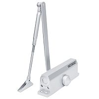 Доводчик NOTEDO DC-150 EN4-6 (160кг), легкий характер, с рычажной тягой, серебро Доводчик NOTEDO DC-150 EN4-6 (160кг), легкий характер, с рычажной тягой, серебро