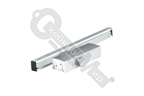Доводчик DOORLOCK DL100S EN3 (40-65 кг) скольз.тяг. функция Hold Open, мороз. до -45, серебро 75513