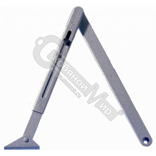 Тяга рычажная для GEZE 2000/4000, неотключаемая фиксация, серебро 68641 фото 2