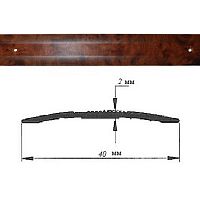 Порог АЛ-125-С 2,0м КАПО , Стык алюминевый , 40 мм Порог АЛ-125-С 2,0м КАПО , Стык алюминевый , 40 мм